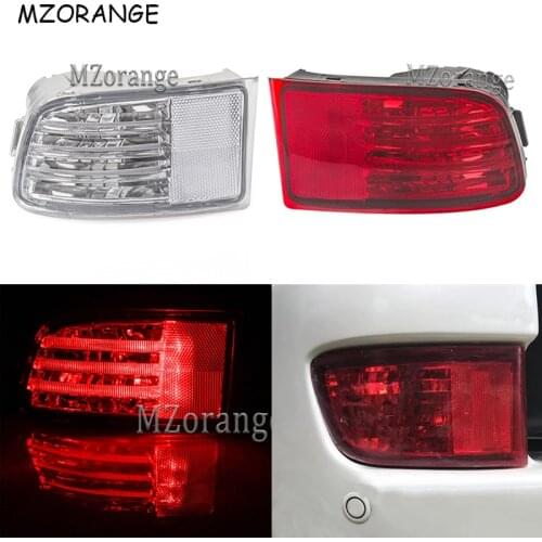 LED Rear Bumper Reflector Tail Brake Light For Toyota Land Cruiser Prado GRJ120 TRJ120 FJ120 2002-2009 Tail Fog Lamps Signal LED