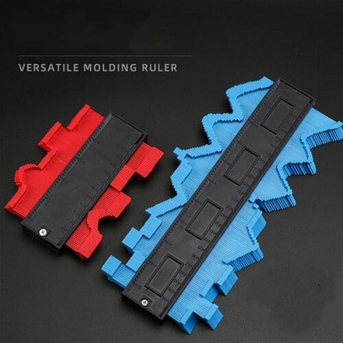 Versatile molding ruler Universal taker multifunctional contour radian ruler irregular woodwork take angle measure any shape