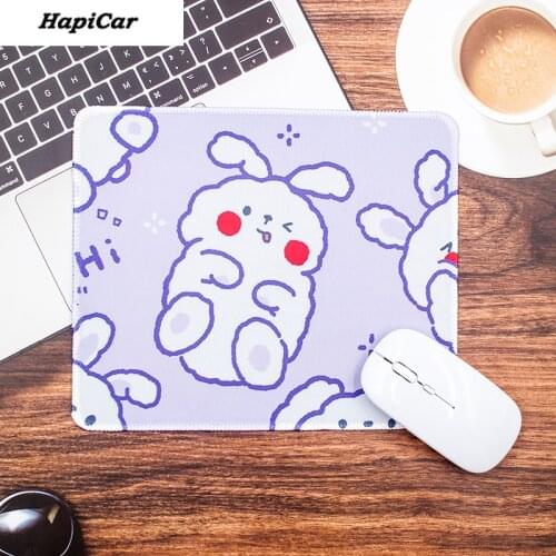 Version girl small size cute computer cartoon mouse pad student office anti slip student creative desk pad kawaii room decor