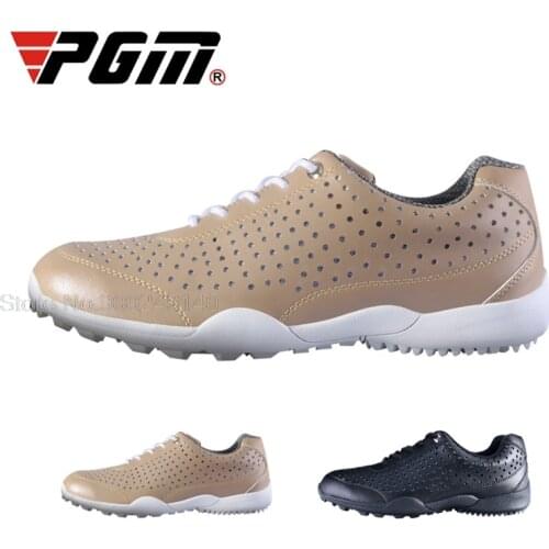 High Quality Pgm Golf Shoes Men Golf Sneaker Waterproof Breathable Shoes For Men Proffessional Lightweight Golf Trainer