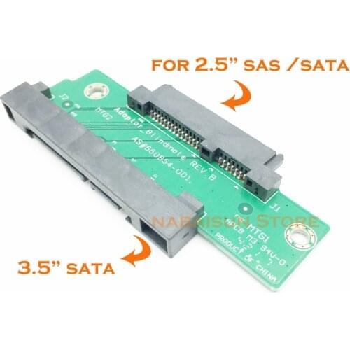 660854-001 SAS/SATA /SSd /HDD TO 3.5 SATA High speed Adapter Converter Straight Head for 654540-001 motherboard sata cables