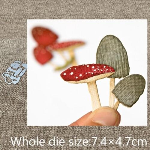 XLDesign Craft Metal Cutting Dies stencil mold mushroom decoration scrapbook Album Paper Card Craft Embossing die cuts