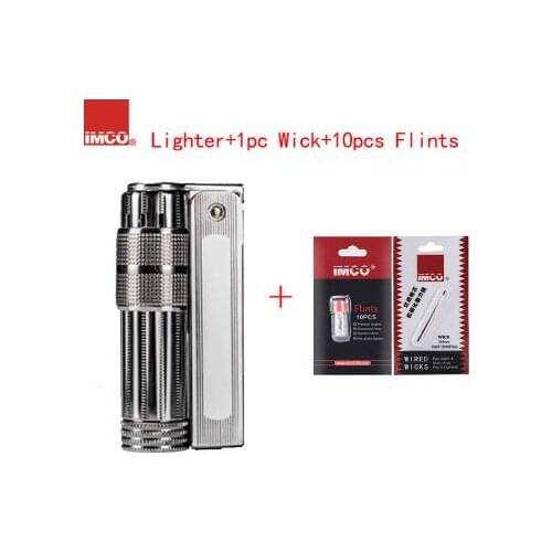 IMCO Lighter High Quality Gasoline Kerosene Cigarette Oil Petrol Refillable Windproof Vintage Retro Style smoking tool