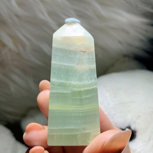 Green caribbean calcite tower 2347