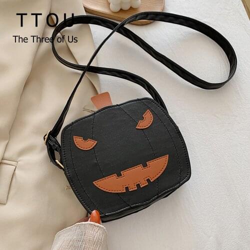 Easter Pumpkin Lamp Halloween Women Bag Small Mini Flap Female Shoulder Bag Cute Cartoons Fashion Lady Messenger Crossbody Bag