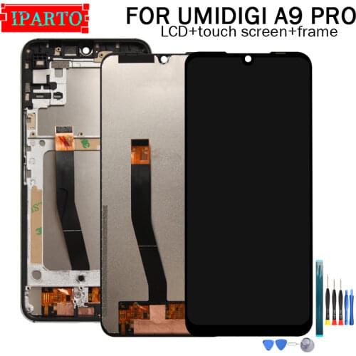 UMIDIGI A9 PRO LCD Display+Touch Screen Digitizer +Frame Assembly 100% Original LCD+Touch Digitizer for UMIDIGI A9 PRO