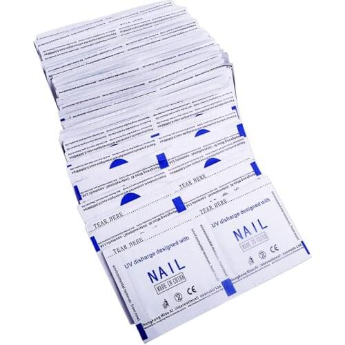 10 Pcs/lot nail polish remover tissue wipe Nail Art gel Easy cleaner gel nail Wraps UV Gel Remover