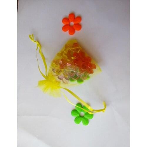 1000pcs yellow organza gift bags 13x18cm party bags for women event wed Drawstring bag Jewelry Display Bag Pouch diy accessories