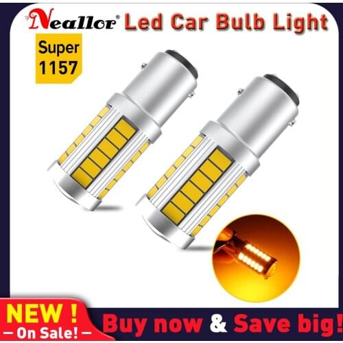 2X 1157 P21/5W BAY15D PY21W BA15S P21W 33 SMD 5630 5730 LED auto brake lights fog lamp car daytime running light stop bulbs 12V