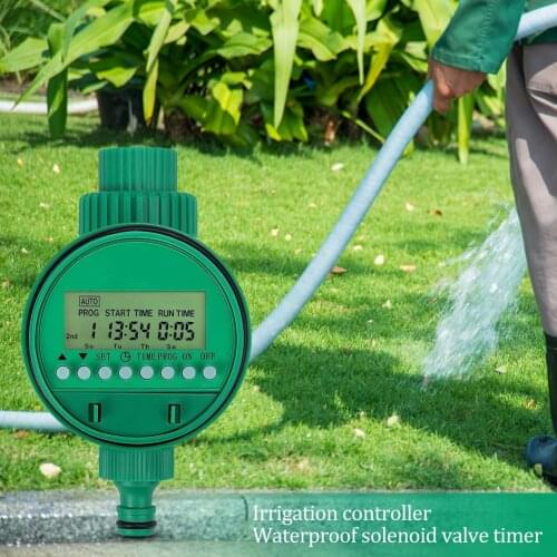 Automatic Programmable Watering Timer LCD Display Home Garden Automatic Irrigation Controller Saving Watering Irrigation Tool