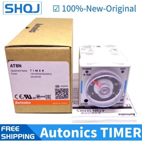Autonics TIME RELAY AT8N 100-240VAC 24-240VDC Brand new and original relay