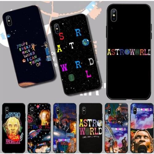 Travis Scott Astroworld Phone Case for iPhone 11 12 pro XS MAX 8 7 6 6S Plus X 5S SE 2020 mini