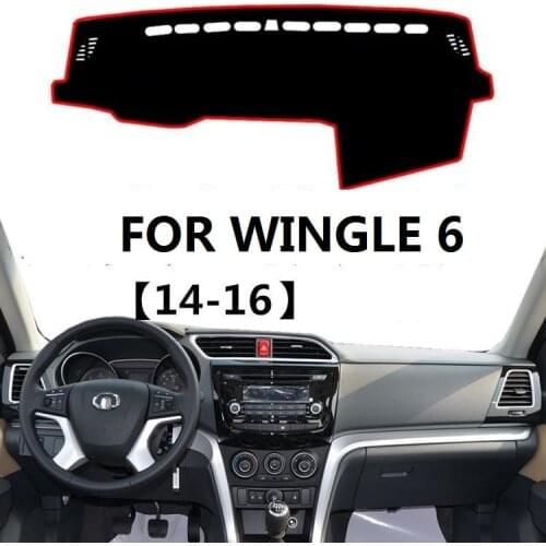 Anti-UV Dashboard Cover Dashmat Mat Pad Car Styling Sun Visor Shade Carpet For Great Wall WINGLE 6 2014 2015 2016