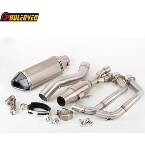 For Honda CBR500 CBR500R CB500X CB500F 2013-2019 Motorcycle Exhaust Full System with Muffler Escape Demper Header Tube Link Pipe