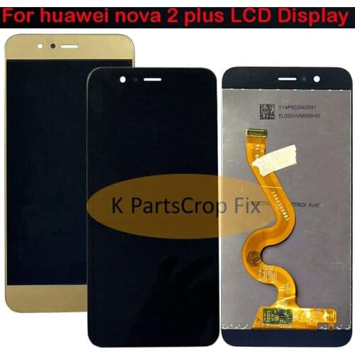 For Huawei Nova 2 Plus LCD Display+Touch Screen 100% New Test Good Digitizer Screen Glass Panel For Huawei Nova 2 Plus