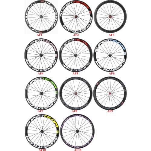 SUPERTEAM 700C Road Bicycle wheelset 50mm clincher bike wheels R13 hub