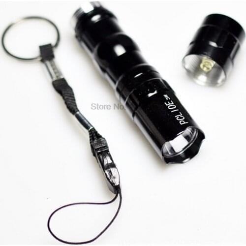 By dhl 500pcs Mini penlight 2000LM Waterproof LED Flashlight Torch Modes Non Adjustable Focus Lantern Portable Light