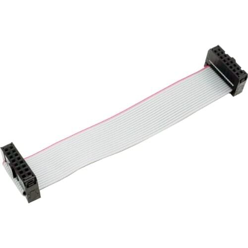 FC6/8/10/16/20/26P IDC2.54mm Gray Cable LED Connect Cable JTAG Download Cable 30cm