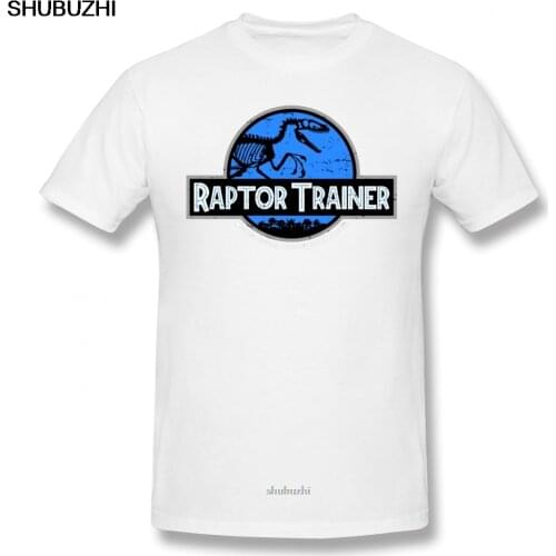 T Shirt Jurassic World Raptor Trainer T-Shirt Classic Mens Tee Shirt Short Sleeves Funny Cotton Graphic Big Tshirt sbz8047