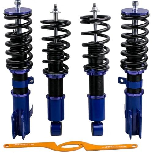 Blue Suspension Coilovers Kits For Toyota Matrix 03 Base Wagon 4-Door Adjustable Height Shock Coil Struts Auto parts