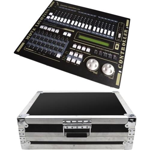 Super Pro 512 DMX Controller Flycase Packag Stage Light DMX Master Console Flight Box Use For Led Par Beam Moving Head