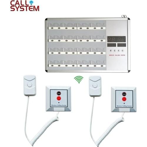 Bed Call Button Wireless Calling Host Receiver with Voice Reporting for Nurse Call Pager System Hospital Clinic Ward