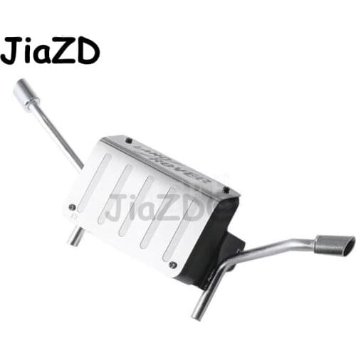 Metal Simulation Tank + Exhaust Pipe for Traxxas TRX-4 Ford Bronco RC Car Original Car Hole Installation RC Car Accessories P30