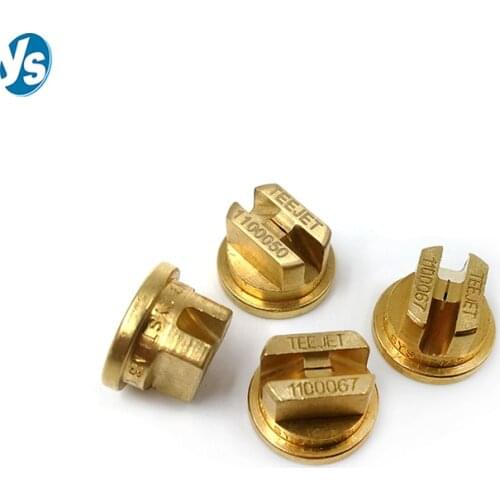 YS TPU Spray Tip, Brass Unijet Vee Jet Flat Spray Tip, Unijet Hydraulic Spray Tip Quick Disassembly Type Agricultural Nozzle