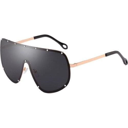 2018 New Fashion Sunglasses Designer Oversized Pilot Women Men Aviation Metal Frame Mirror Driving Shade Eyewear JY66153--1