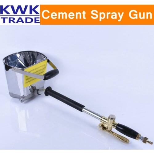 Cement Spray Gun Pneumatic Cement Spraying Wall Plastering Machine Mortar Gun Mortar Sprayer Plaster Hopper Gun Stucco Shovel