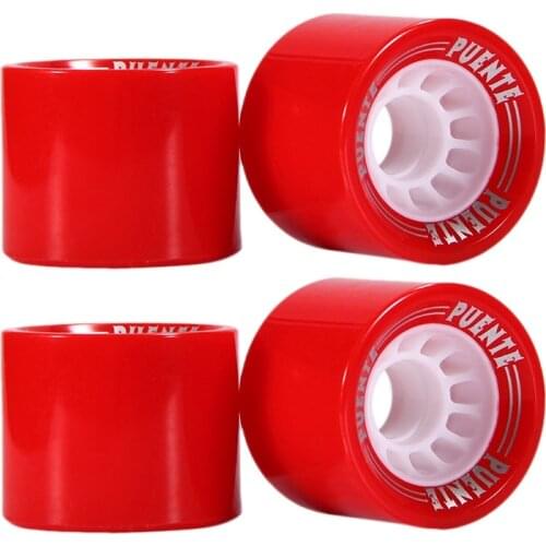 PUENTE 4Pcs/Set Skateboard Wheels 70X51mm PU Skateboard Wheels Longboard Wheels Dancing Board Wheel