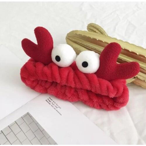 Fashion children cute plush big eyes hair rope hair ring jewelry multicolor gir lWash face makeup special jewelry hair band gift