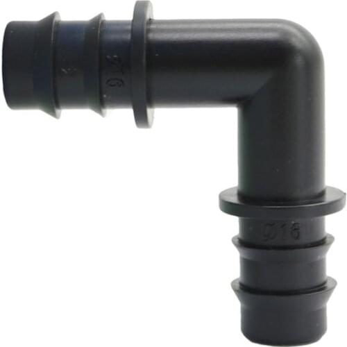 50 Pcs 12mm Elbow Bend Hose Fittings Garden Micro Irrigation Water Connectors 90 Degree Angle Elbow Bend Pipe Fittings