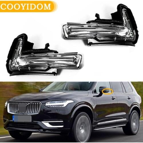 Ledt Right side Car Rearview Mirror LED Turn Signal light Flasher lamp For VOLVO V90 CROSS COUNTRY XC60 XC90 31385686 31385685