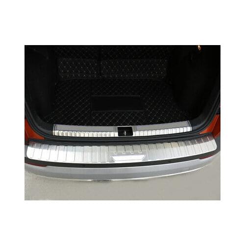 Outer & Inner Rear Bumper Protector Sill Trim 2pcs For Skoda Karoq 2017-2018