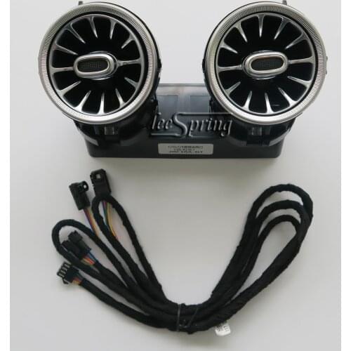 Back Air Vent with Ambient Light for Mercedes Benz W213 E class E200 E320 Air vent inlet outlet front center decoration