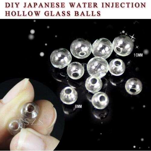 10pcs/lot 3d nail art water injection ball crystal glass ball nail decoration