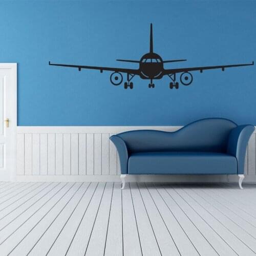 3d Airplane Wall Stickers Muraux Wall Decor Airplane Wall Art Decal Decoration Vinyl Stickers Removable Helicopter Wallpaper