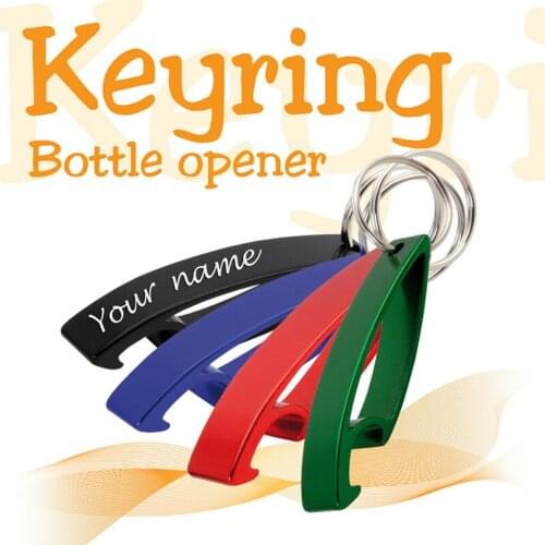 50pcs Personalized Key Holder Keychain Keyring Beer Bottle Opener Custom Logo Engraved Birthday Anniversary Party Favor Souvenir