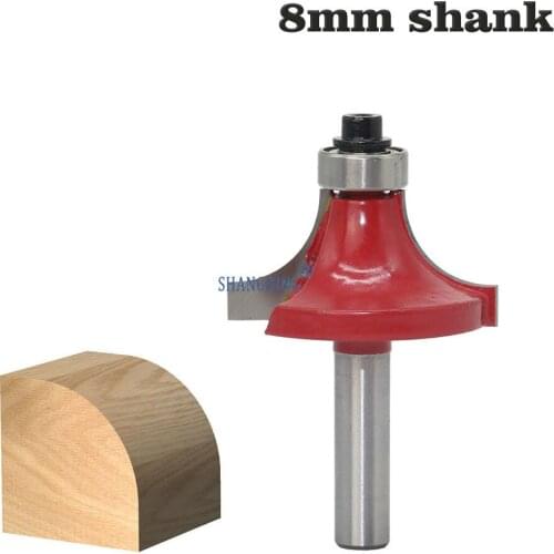 8 Crank Knives Carpentry Milling Cutter Slotting Tool Trimming Machine Cutter Head R Chamfer Knife Carving Mechanical Sword