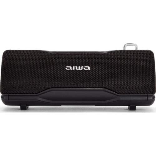 Aiwa BST-500BK: Stereo Bluetooth speaker, TWS, laptop Black, fit for Android or iPhone