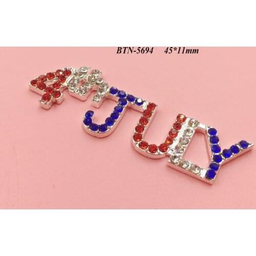 Free shipping flatback rhinestone button 50PCS/lot for hair accessary (BTN-5694)