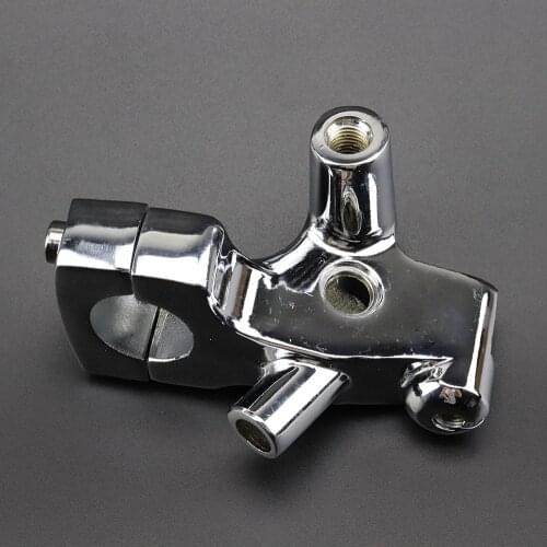 25mm 1" Aluminum Motorcycle Clutch Lever Mount Holder For Honda Shadow 600 VT750 Mirror Base Mount Scooter Clutch Perch Holder
