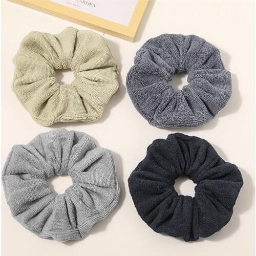 Velvet Scrunchies Women Elastic Hair Band Elegant Colorful Solid Color Hair Scrunchies Korean Girls Scrunchies Hair Accessories