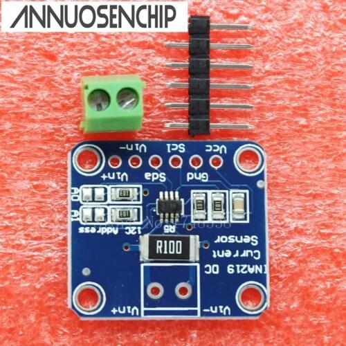 SOT23 INA219 Bi-directional DC Current Power Supply Sensor Breakout Module DIY 3V-5V IIC I2C Power Monitoring Sensor Module