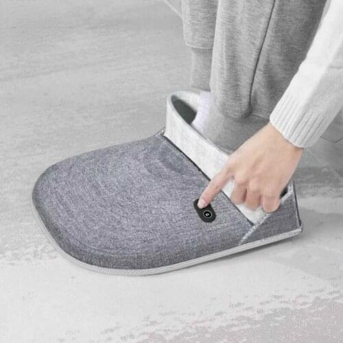 New Xiaomi PMA Graphene Heated Foot Warmer Massage Shoes Feet Heated Foot Warmer waist Massager Back Big Slipper Warm