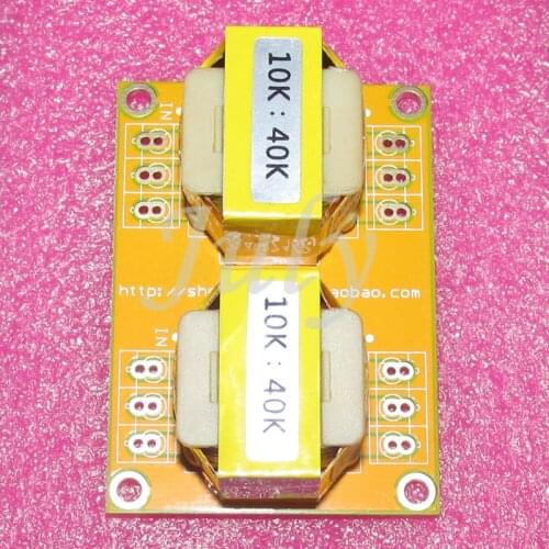 High quality 10K: 40K permalloy audio isolation transformer, balanced and unbalanced conversion, 10Hz ~ 88KHz -0.5DB