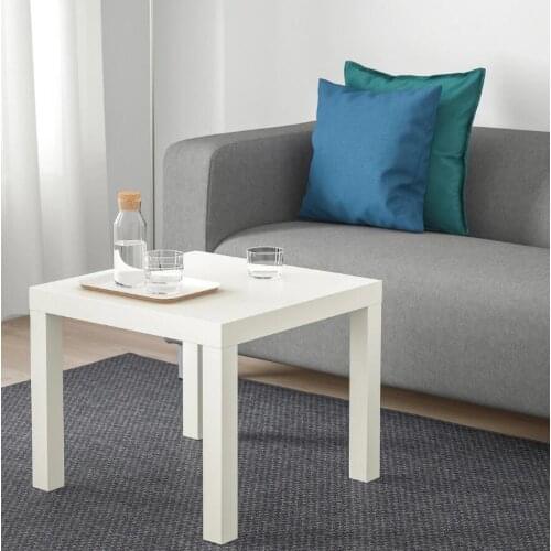 Coffee table Chipboard sidetable Square end table livingroom home furniture 55x55x45 cm
