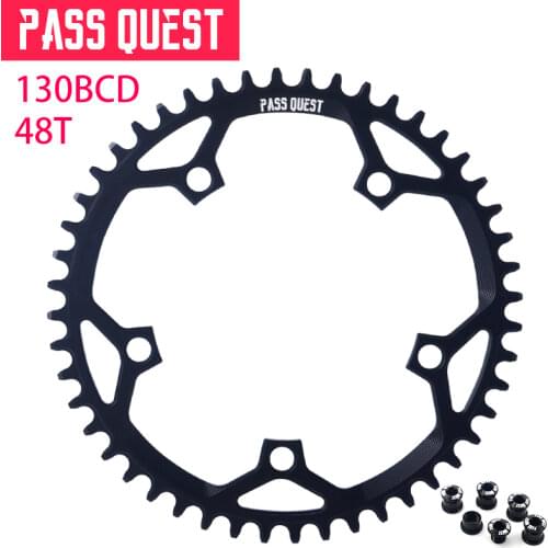 PASS QUEST 130BCD MTB Circular Narrow Wide Chainring/Chain Ring 42T-52T Bike Bicycle Chainwheel/Chain Wheel deore Crankset