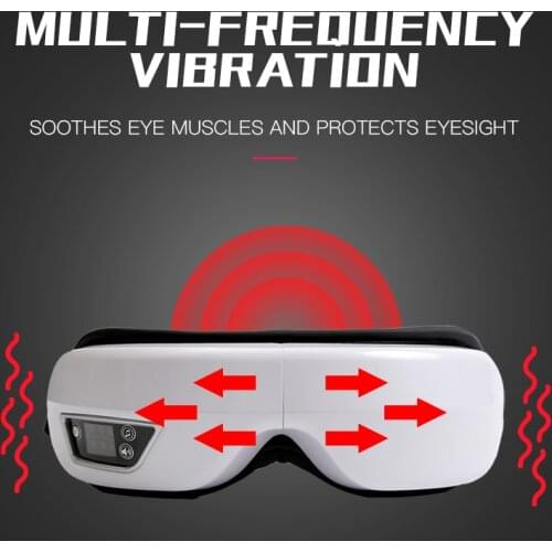 Eye Massager Rechargeable Electric AirPressure Heating Vibration Eye Fatigue Relieve dark circlesBluetooth Music Eye Relax